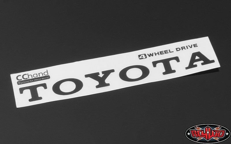 RC4WD Metal Vintage Rear Emblem for TF2 Mojave Body (Black) VVV-C0293
