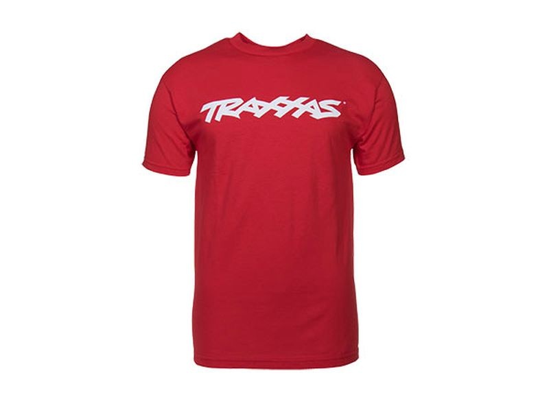 Traxxas T-Shirt rot/Traxxas Logo weiß XL 100% Baumwolle 1362-XL