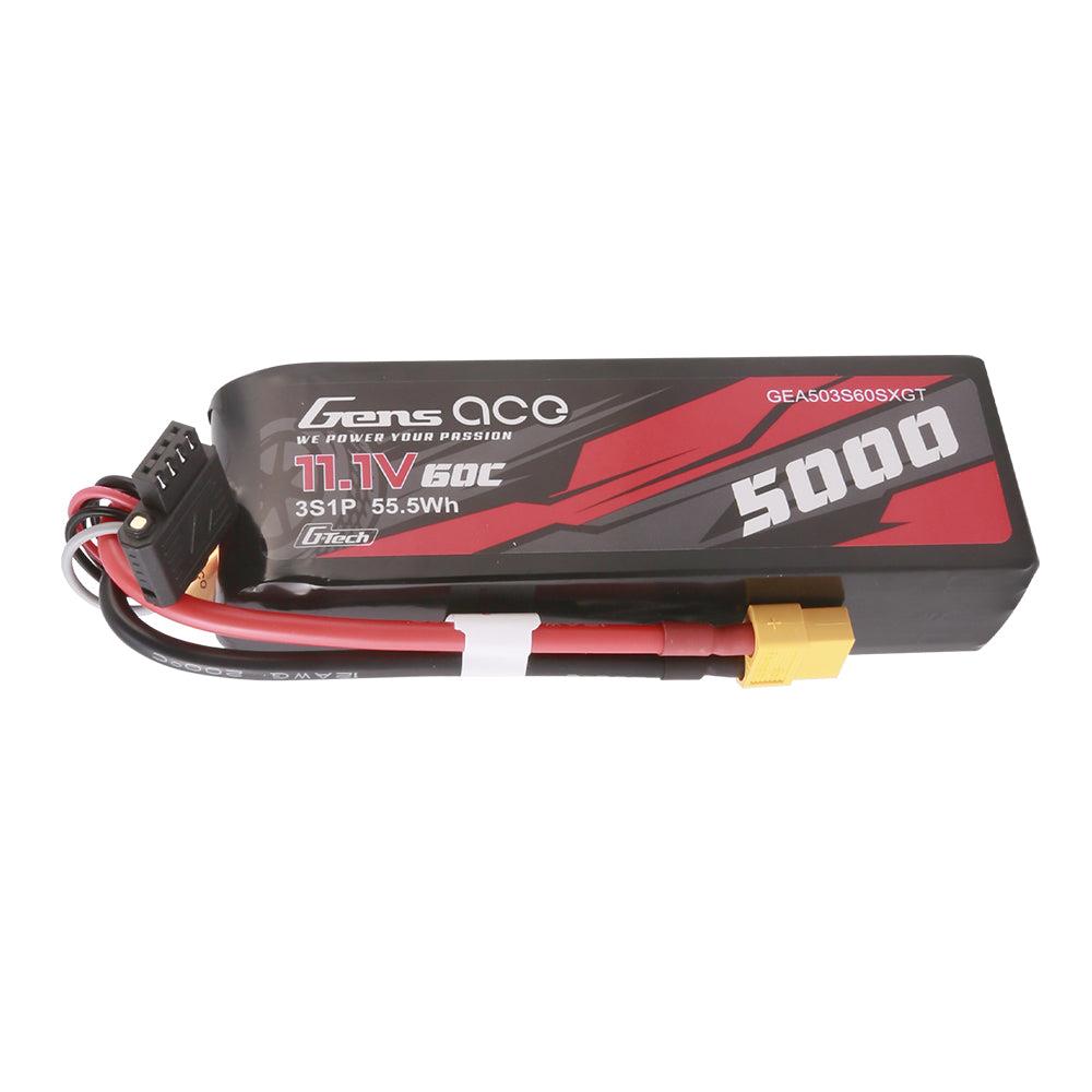 Gens Ace G-Tech 5000mAh 11.1V 60C 3S1P Lipo mit XT60 Stecker GEA503S60X6GT