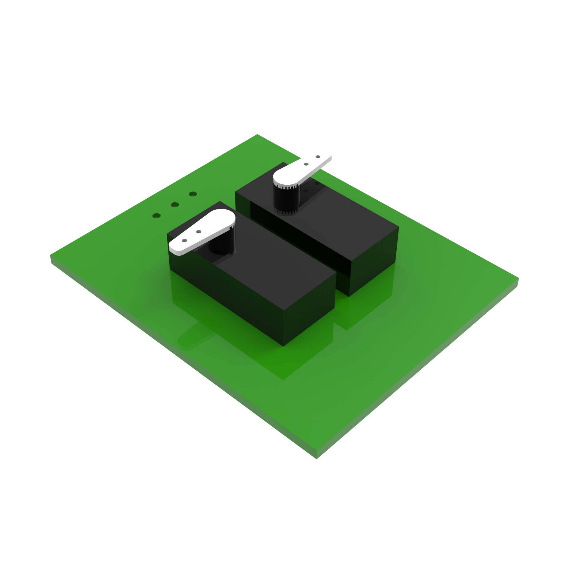 Modster Empfänger-Gyro-Board mit Servo MDX BF 109 E 400mm/MDX Spitfi MD11748