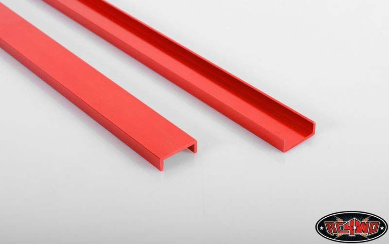 RC4WD Semi Truck Chassis Frame Rails (Red) VVV-S0105