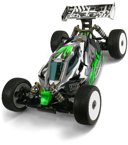 Bittydesign Body VISION 1/8 Buggy Kyosho MP10e Clear Pre-cut BDVIS-KYOMP10E