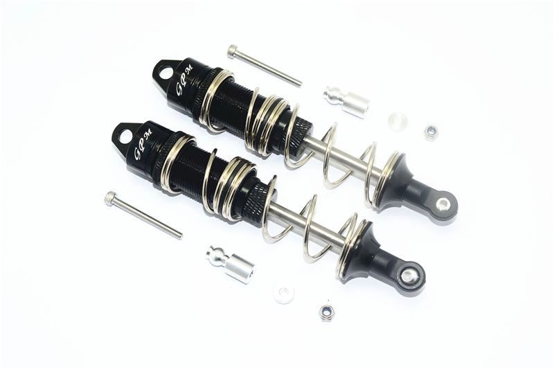 GPM Alu Dämpfer 115mm vorn m. Doppelfedern schwarz ARRMA Kraton, Typhon (h),Senton (h),Outcast,Notor.,FT 6s MAK115FABKSBEB