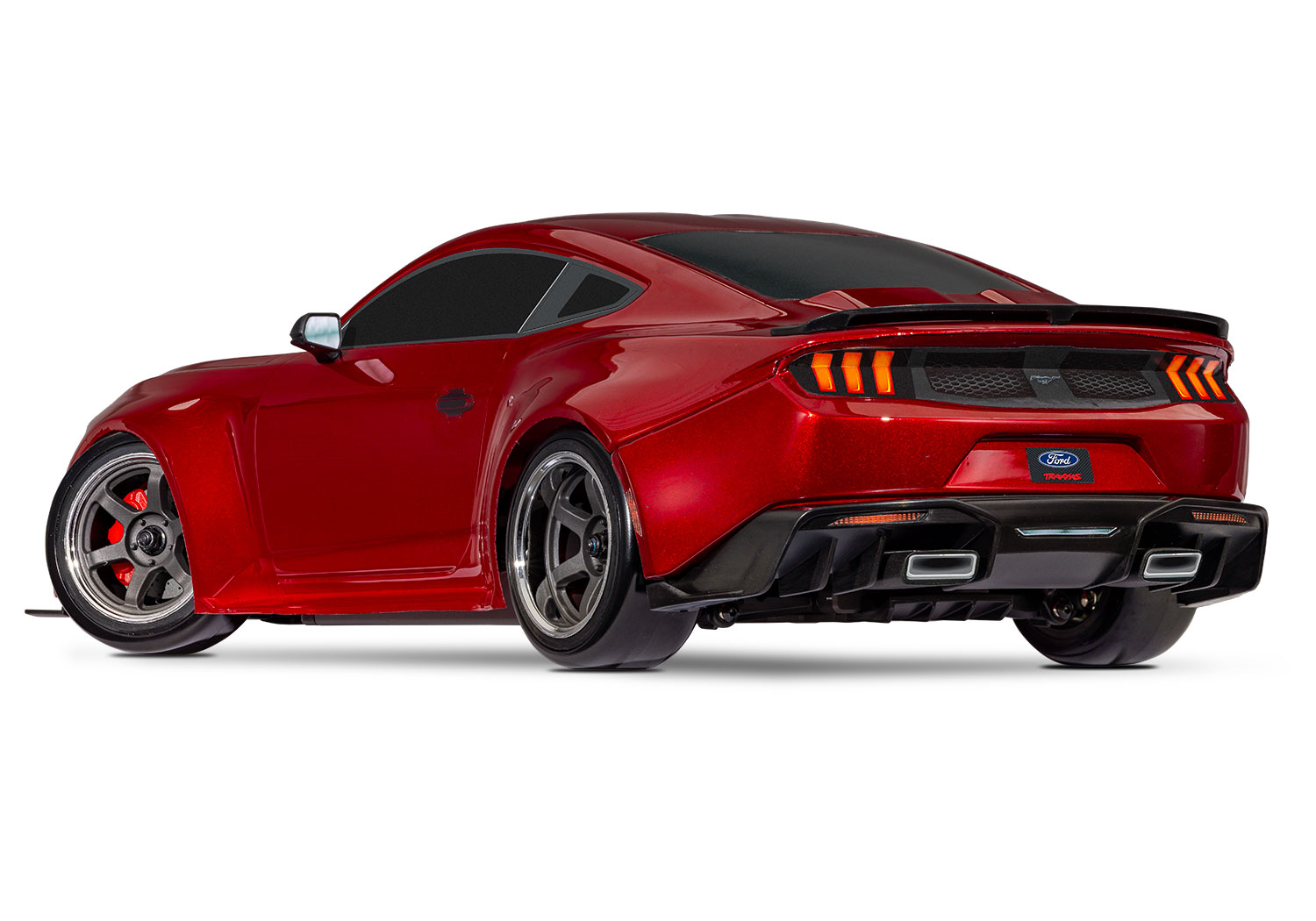 Traxxas 4-TEC Ford Mustang rot 1/10 Drift RTR Brushed ohne Akku und Ladegerät 105237-4-RED - Abbildung 2