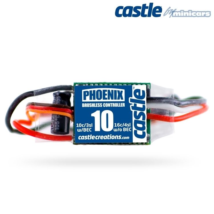 Castle Phoenix 10A, 20V BEC AIR BL ESC * 010-0023-00 - Abbildung 1