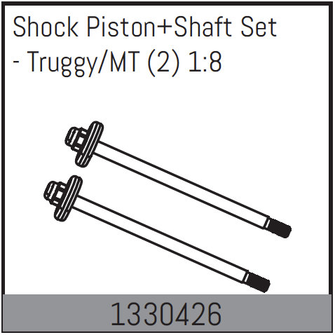 Absima Kolbenstange m. Kolbenplatte Truggy/Truck (2 St.) 1330426