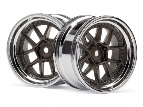 HPI DY-CHAMPION FELGE 26mm CHROM-BRONZE (6mm OS/2ST) 113090