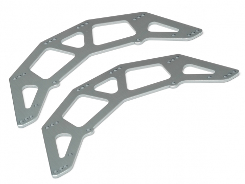 Maverick Chassis Seitenplatte (gunmetal/2St/Scout RC) MV25023