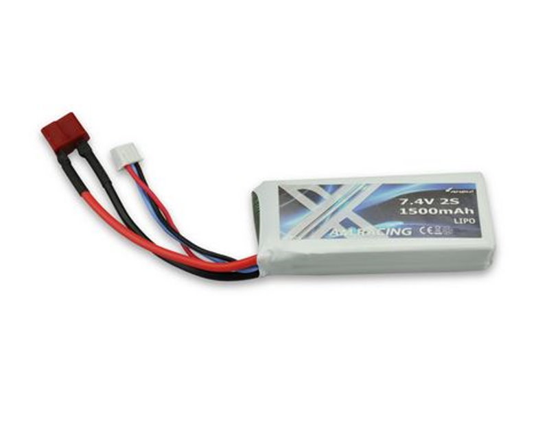 Amewi AMX Racing 7.4V 1500mah Lipo Akku DEANS plug 28910 - Abbildung 1
