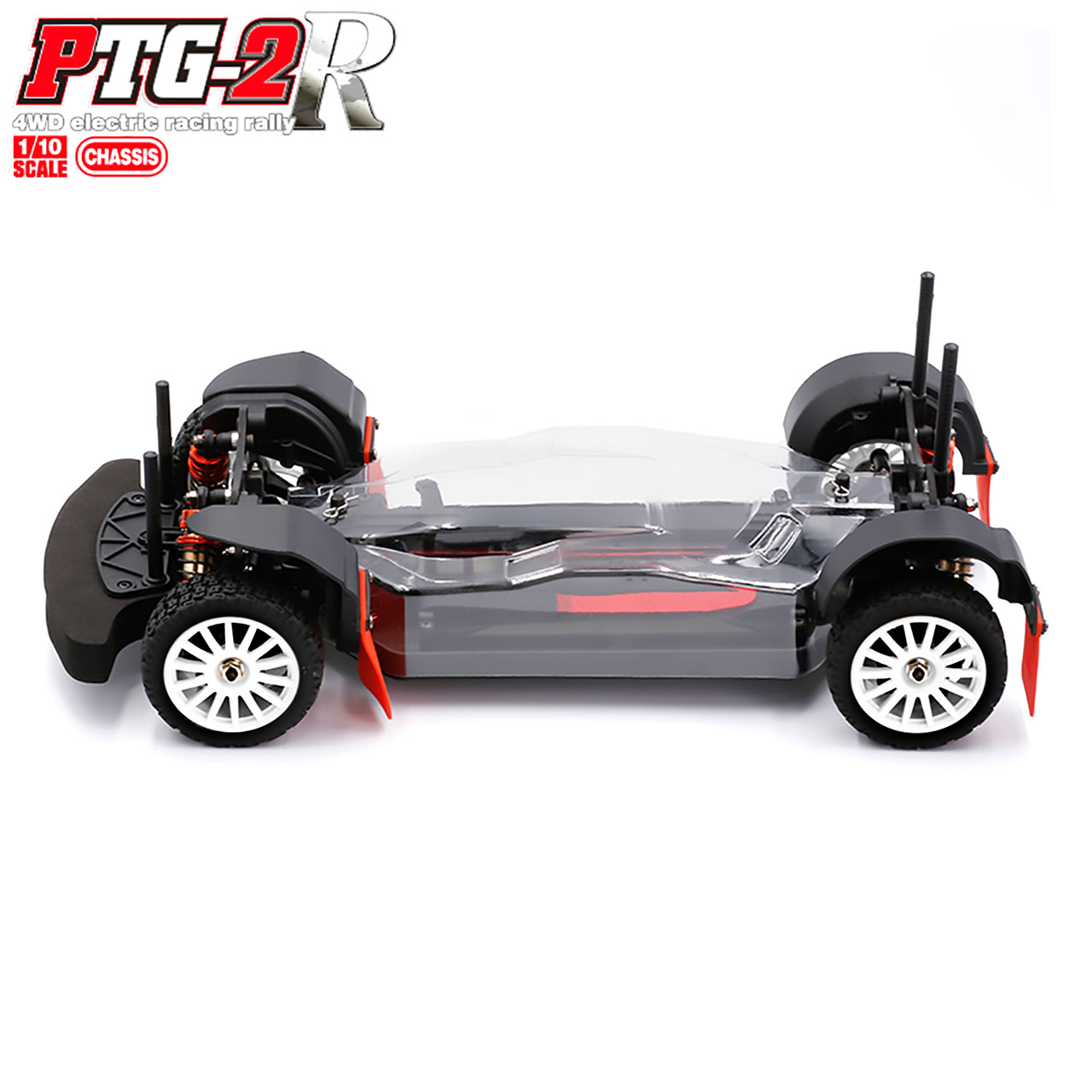 LC Racing PTG-2R 4WD Rally Chassis Kit 1/10 LC1008