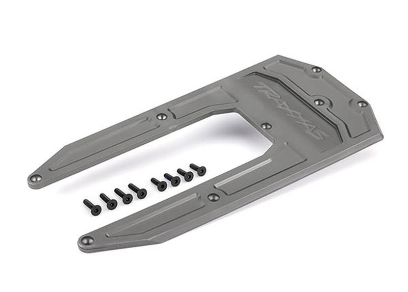 Traxxas Schutzplatte für Chassis grau 9623P