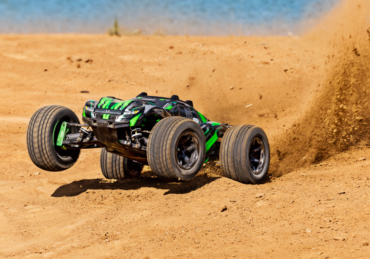 Traxxas Rustler 4X4 Ultimate grün 1/10 Brushless Stadium Truck RTR 67097-4 - Abbildung 8