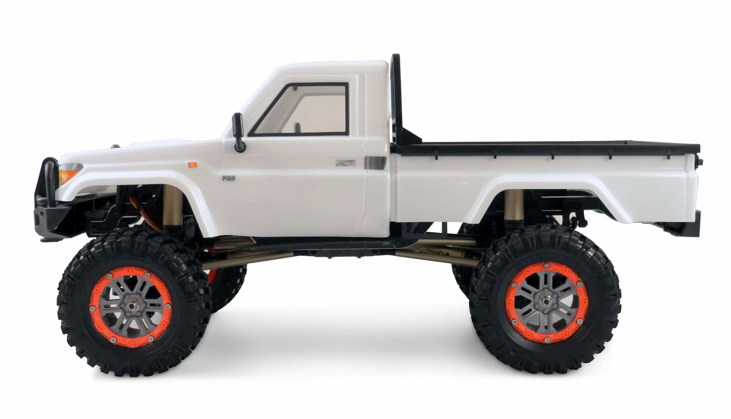 Amewi AMXRock RCX10P Scale Crawler Pick-Up, 1:10 RTR weiß 22434