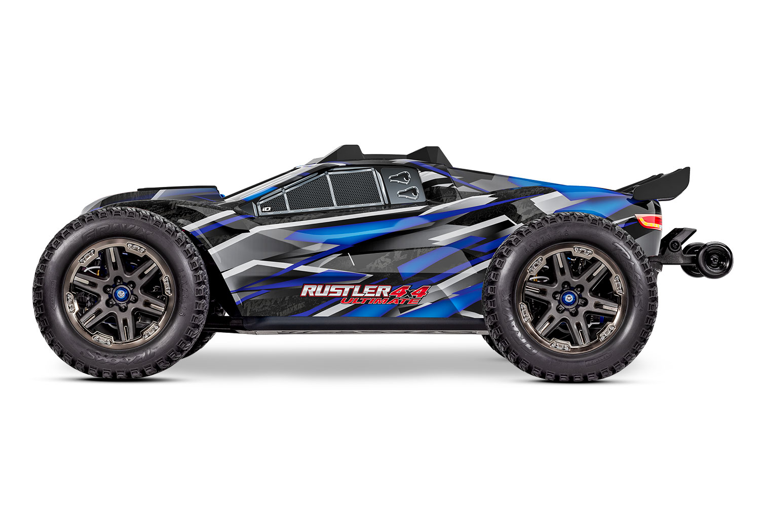 Traxxas Rustler 4X4 Ultimate blau 1/10 Brushless Stadium Truck RTR 67097-4 - Abbildung 3