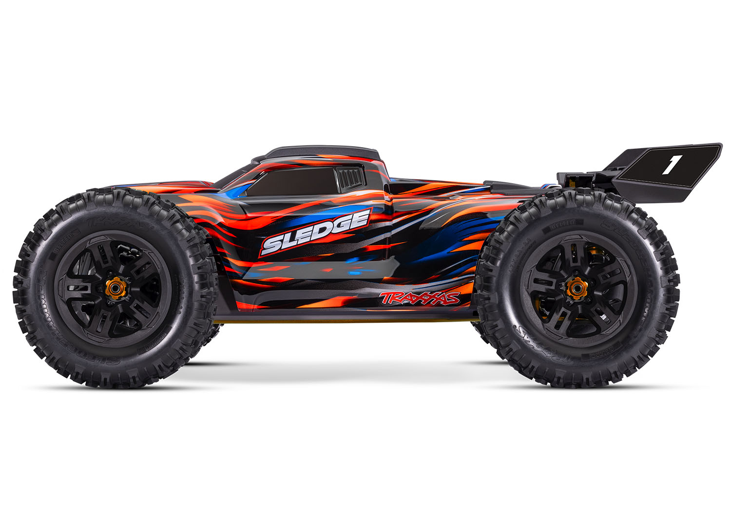 Traxxas Sledge Orange 1/8 Brushless Race Truck Belted 4x4 RTR 2.4GHz 95096-4 - Abbildung 3