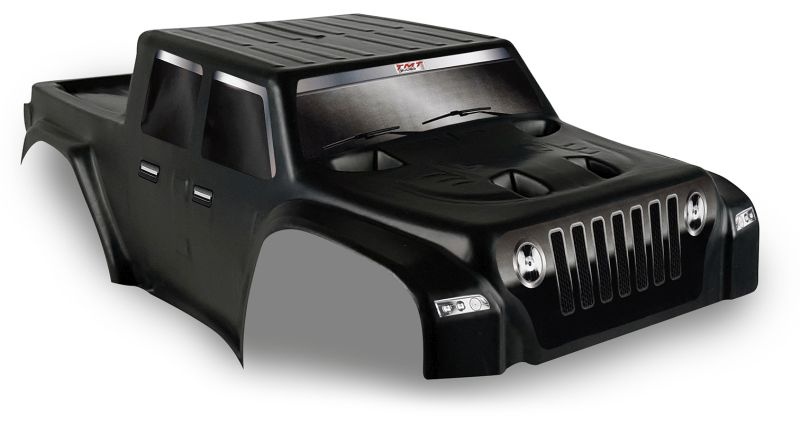 TMT Karo unbreakable schwarz inkl. Sticker für TRX XMAXX 8S V3 TMTX8JST-S