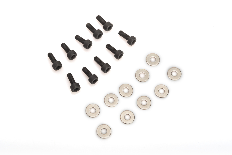 LRP M3x8mm Innensechskant Zylinderschraube und U-Scheiben (10 Stk.)