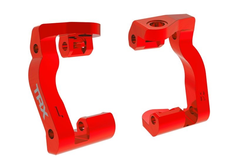 Traxxas Nachlauf-Blöcke l/r 6061-T6 Alu rot Mini-Maxx 10733-RED