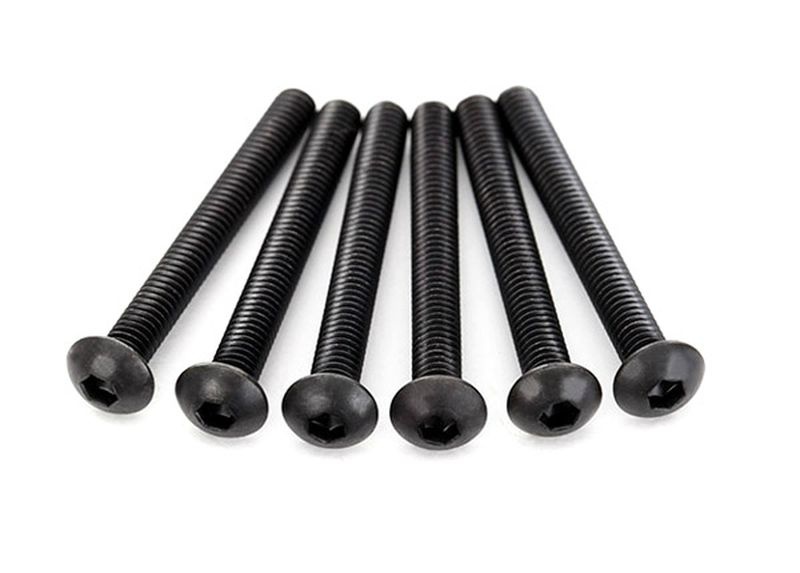 Traxxas Schrauben, 4x30mm Rundkopf M-Gewinde (Innensechskant) (6) 2598X