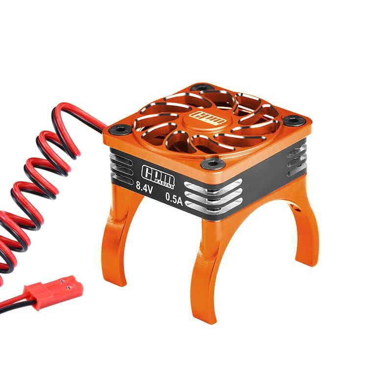 GPM Alu-Halter für HighSpeed Lüfter 36mm orange TRX MiniMaxx/Mini-XRT/MiniSlash/Jato 4x4/Mini XRTM018FANV1OR
