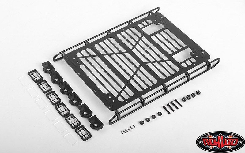 RC4WD Adventure Roof Rack w/ Front and Rear Lights for Traxxas TRX VVV-C0856