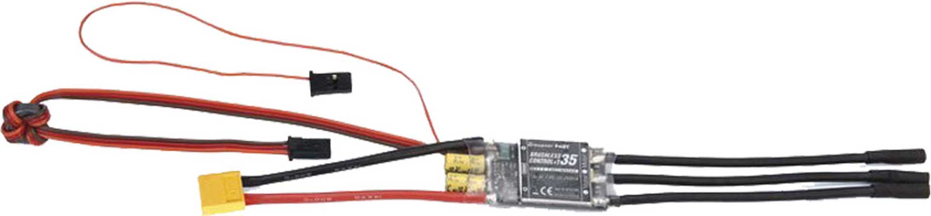 GRAUPNER BRUSHLESS CONTROL+ T 35 BEC G2 XT-60 REGLER 33735.XT60