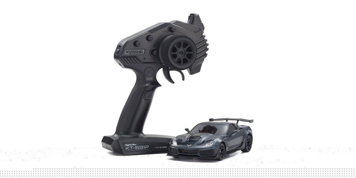Kyosho Mini-Z RWD Chevrolet Corvette ZR1 Shadow Grey (W-MM/KT531P) 32330-240GM