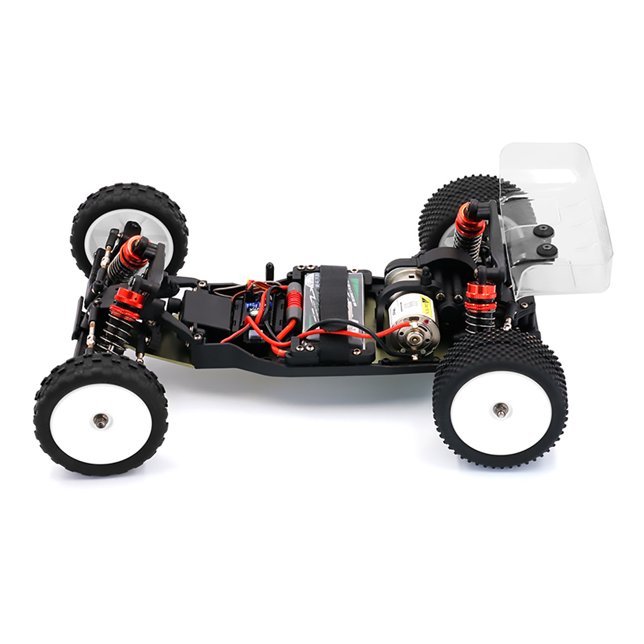 LC Racing BHC-1 2WD Brushed Mini Buggy 1/14 (Schwarz) RTR LC1005