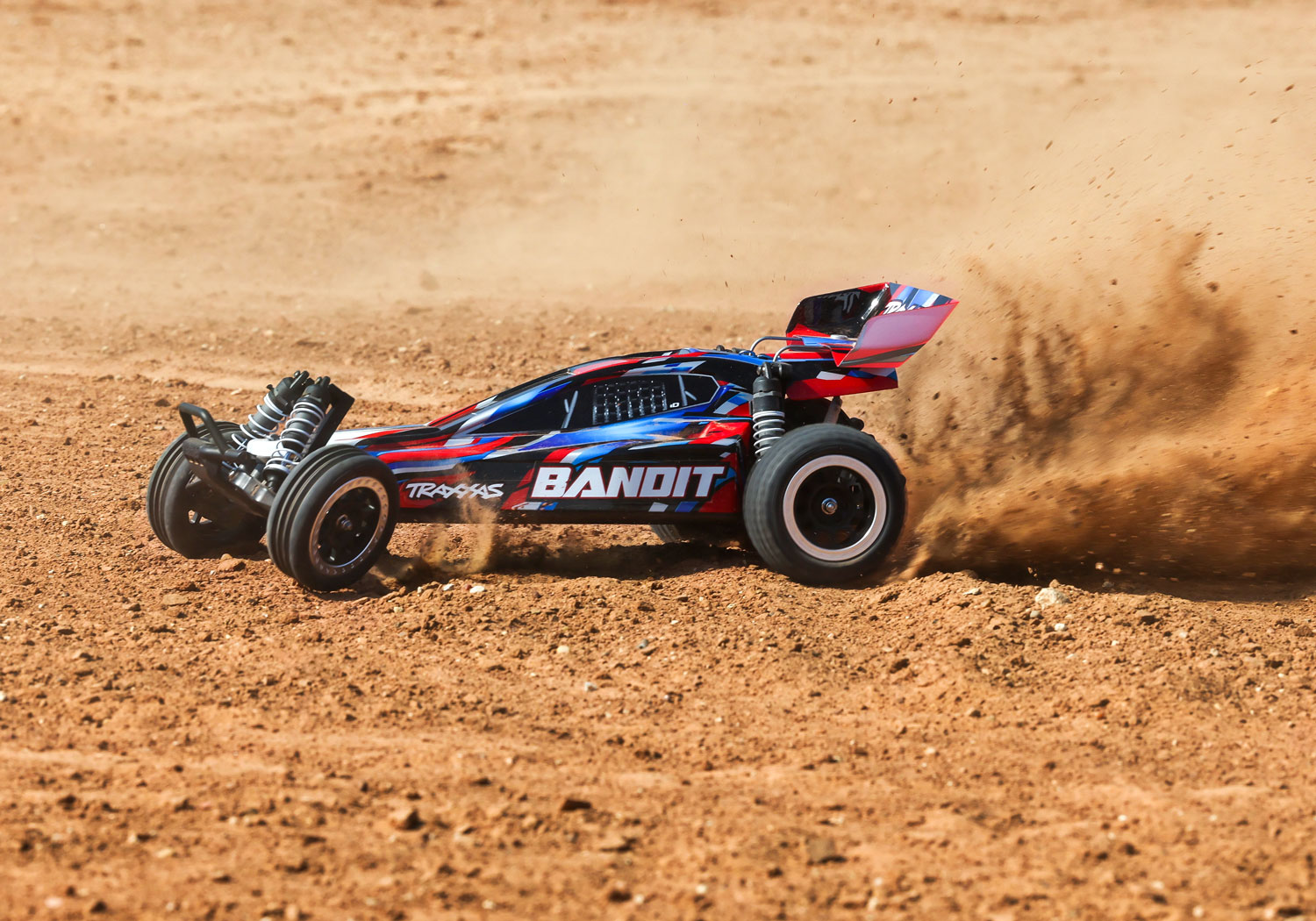 Traxxas Bandit Rot Buggy 2WD RTR mit Akku & USB-Lader 24254-8 - Abbildung 7