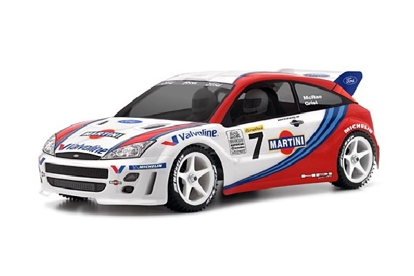 HPI Ford Focus WRC Karosserie 200mm 7412
