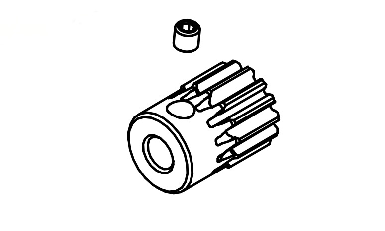 Absima Motor Pinion 15T 48dp 1610140