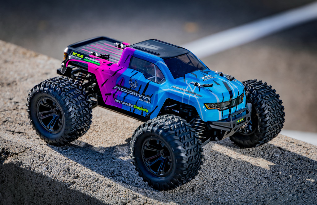 Absima 1:16 Monster Truck MINI AMT pink/blau 4WD RTR 16007