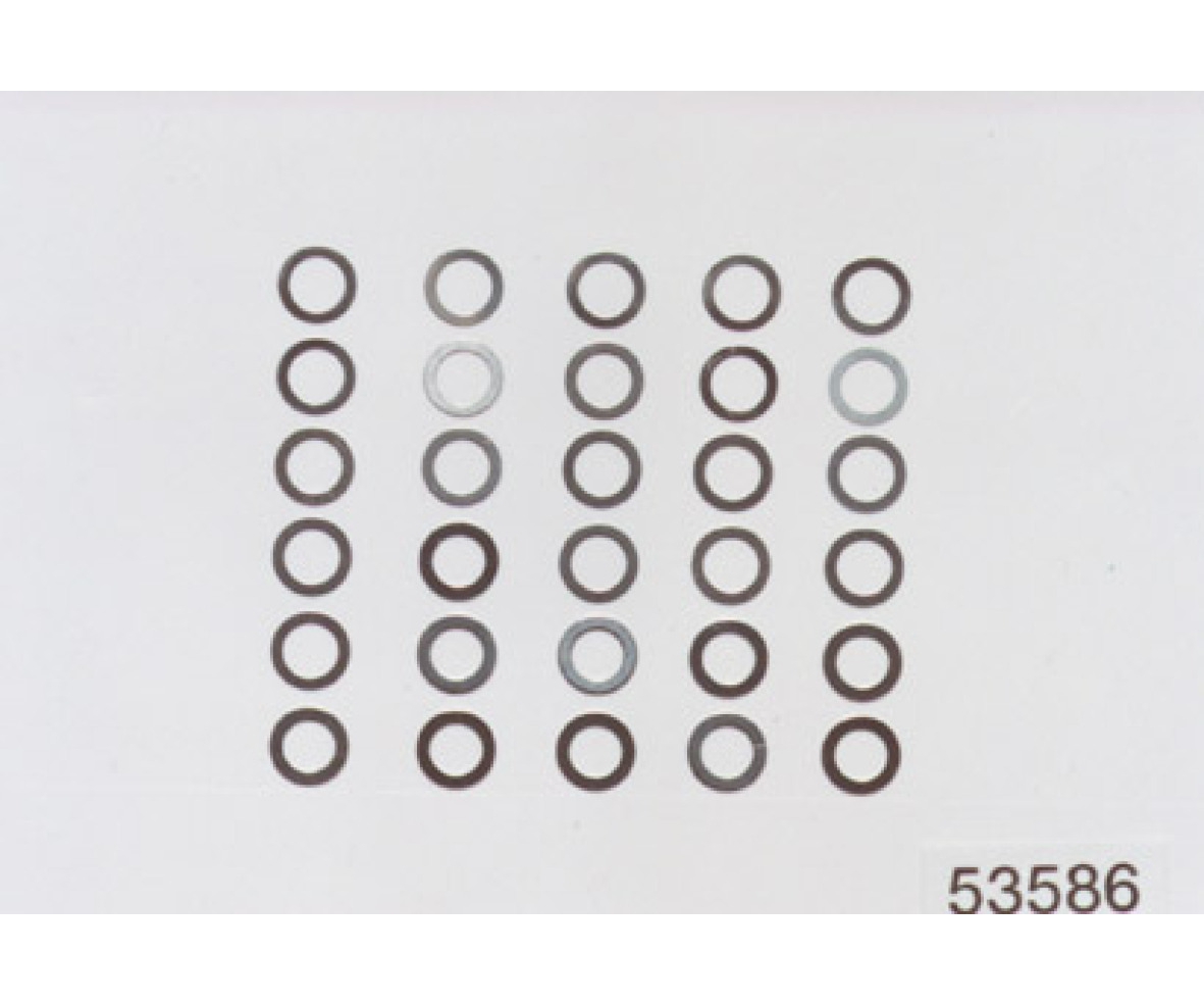 Tamiya 53586 Distanzscheiben-Set 4mm (10) 0,1/0,2/0,3 300053586