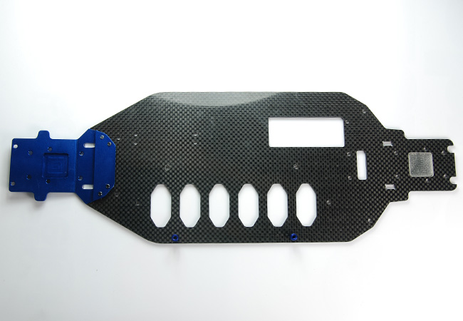 Modster Chassisplatte Carbon/Alu V2/V3/V4/Evolution MD10413 - Abbildung 1