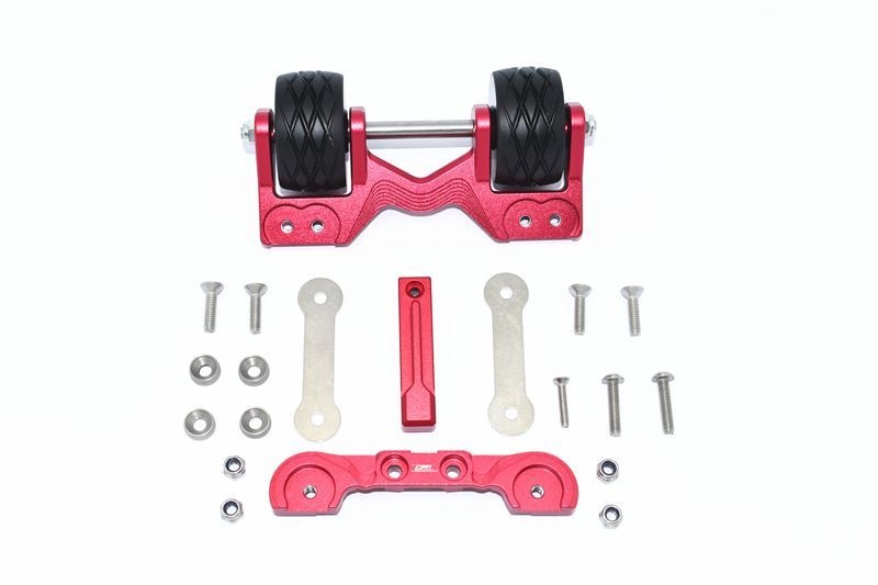 GPM Alu Wheeliebar hinten rot Traxxas MAXX