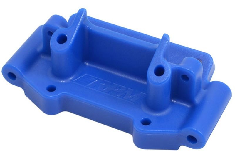 RPM Bulkhead vorn blau TRAXXAS 1:10 2WD Modelle 73755