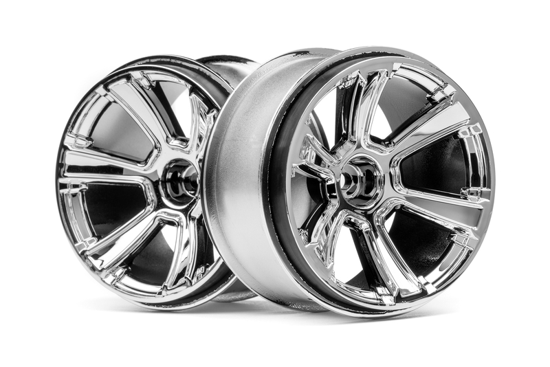 HPI 6-Shot MT Felge (Chrome/2St) 115324