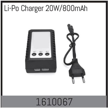 Absima Li-Po Charger 20W/800mAh 1610067