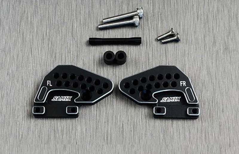 SAMIX Dämpfer-Platten Set schwarz vorne für Traxxas TRX-4M TRX4M-6023