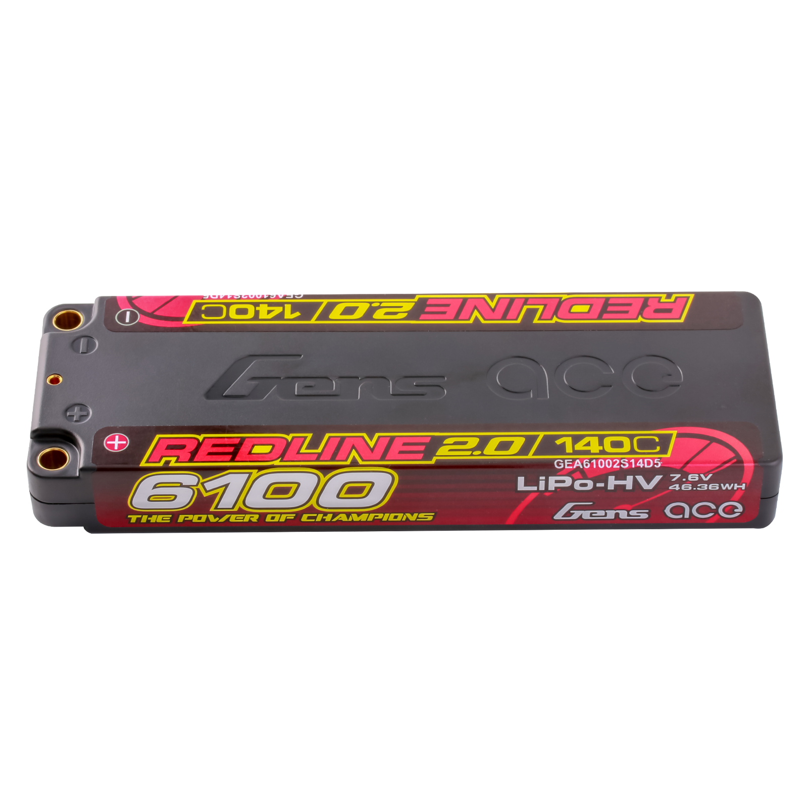 Gens Ace Rotline 2.0 Series 6100mAh 2S 7.6V 140C HardCase HV Lipo Akku Pack mit Hardcase 56# GEA61002S14D5