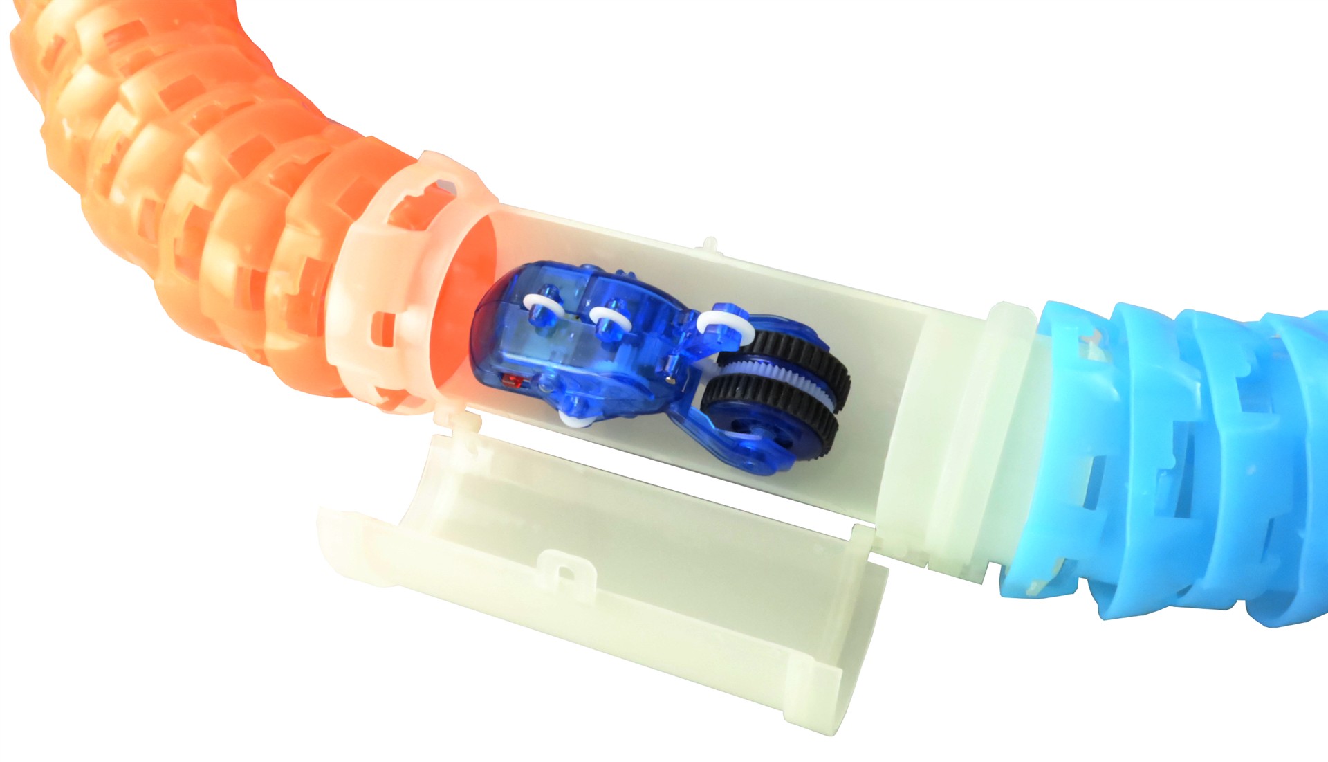 Amewi Magic Tube 220-teilig mit LED-Fahrzeug 100666