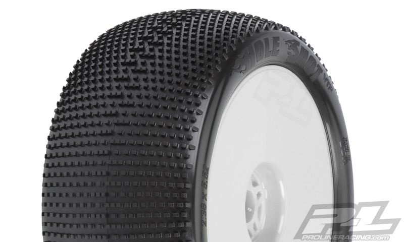 Pro-Line Holeshot S3 VTR 4.0 auf Felge weiß montiert Verbrenner 1:8 Truggy 9033-233