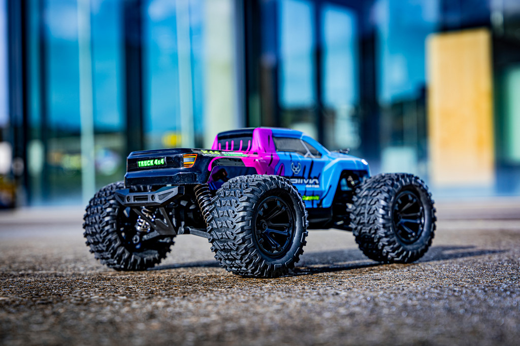 Absima 1:16 Monster Truck MINI AMT pink/blau 4WD RTR 16007