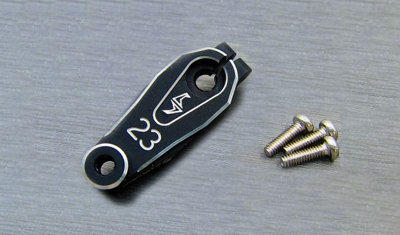 SAMIX Servo Horn KO 23T schwarz für Axial SCX10-3 SCX3-6022K