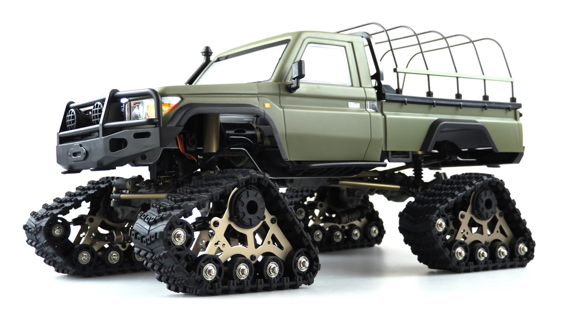 Amewi AMXRock RCX10PTS Scale Crawler Pick-Up 1:10, RTR grau 22463