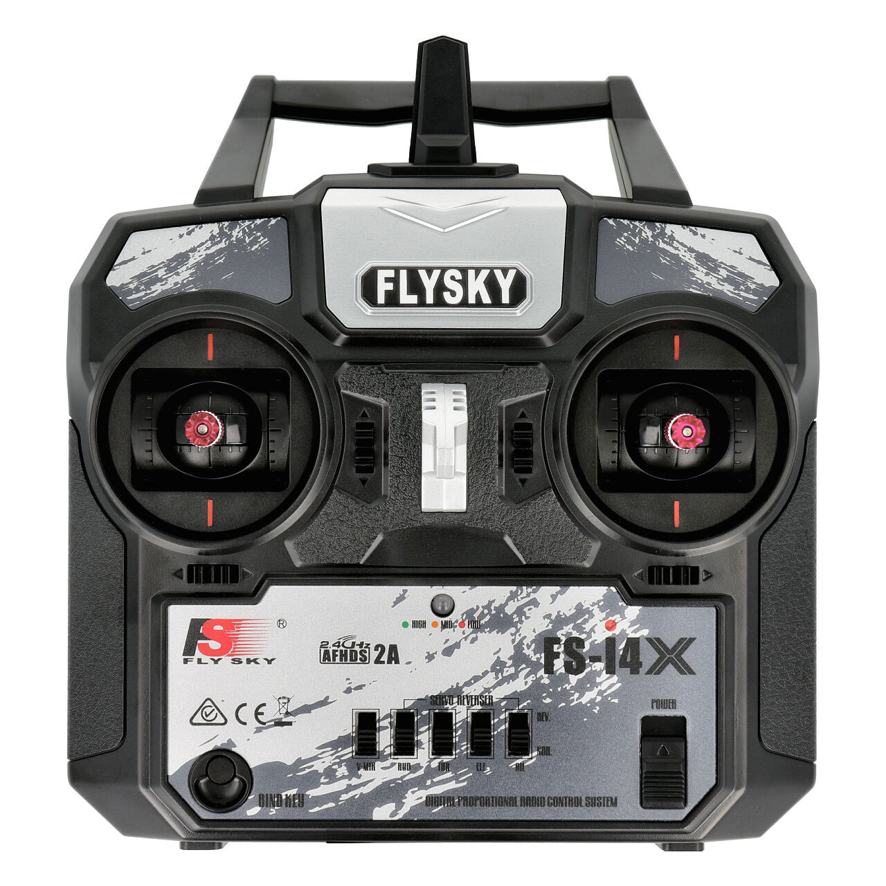 Flysky i4X Sender mit 4 Kanal Empfänger FS057 - Abbildung 2