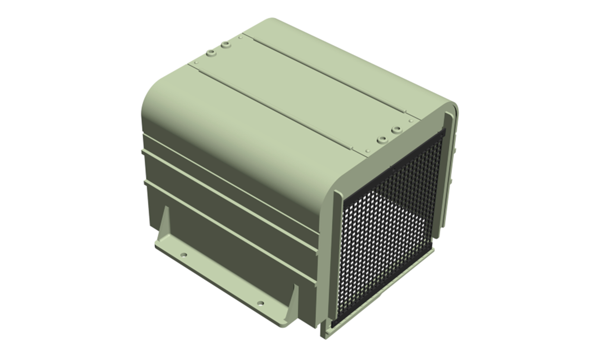 Amewi Motorhaube grün für 8x8 Truck T011G