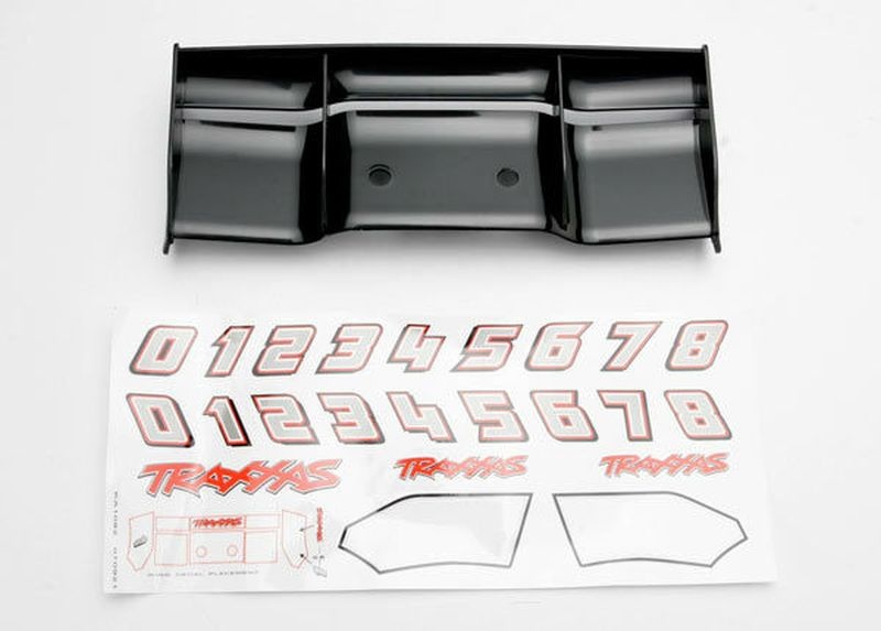 Traxxas Heckflügel schwarz mit Decal 5446 - Abbildung 1