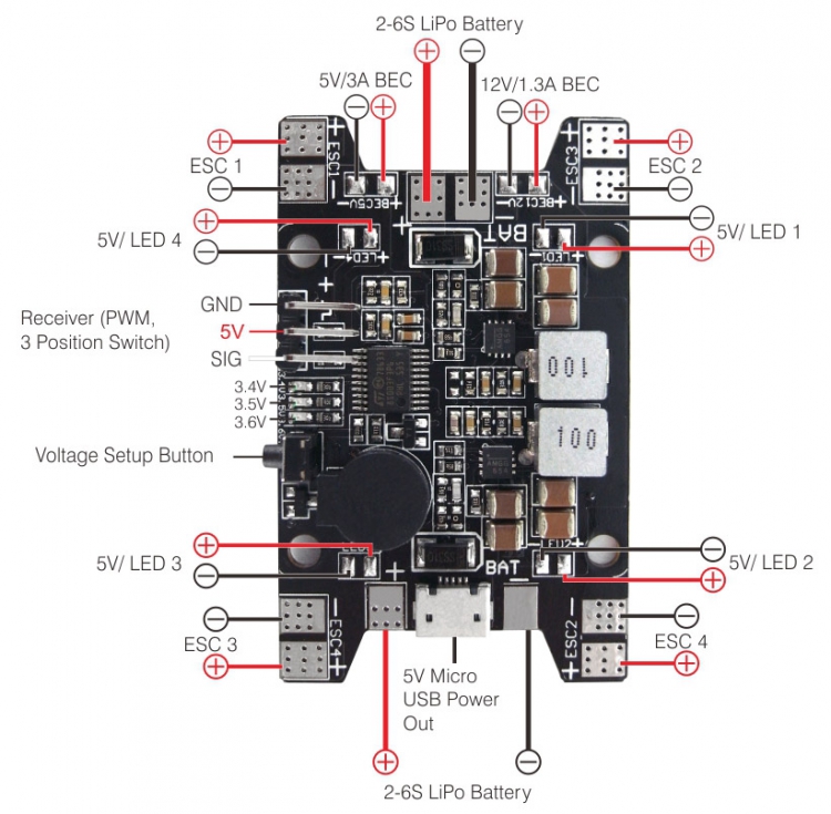 SkyRC Multi-Function Power Hub  SK-600097-02