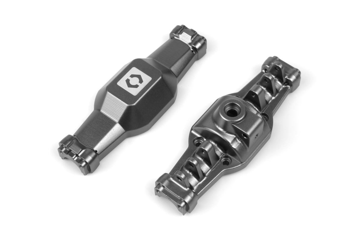 HPI Aluminum Achsgehäuse Set (Gunmetal/1St.) 161417